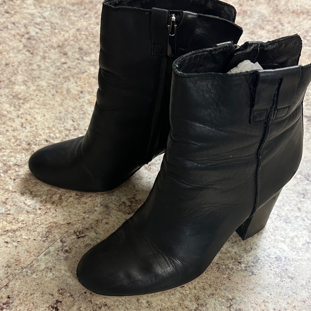 Sam Edelman Black Heeled Boots
